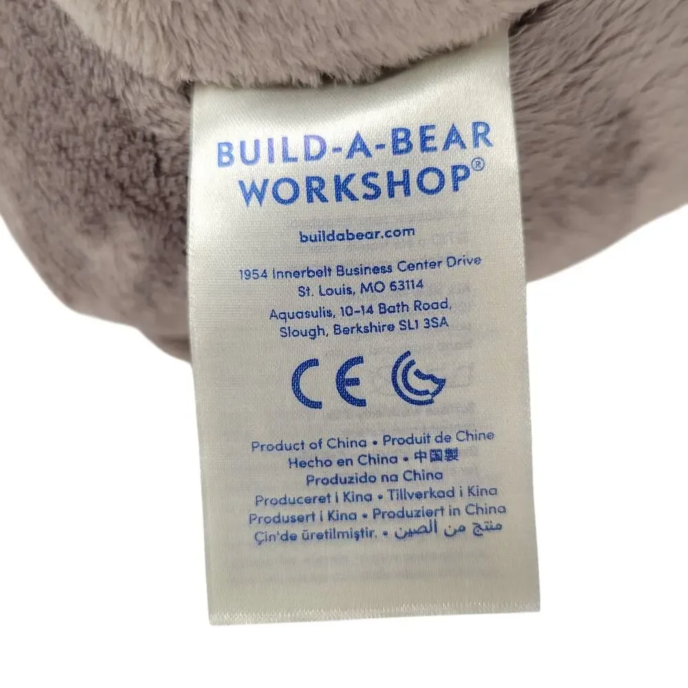 Build-A-Bear Workshop Gray Elephant Plush Stuffed Animal 17
